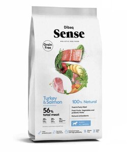 Dibaq Sense – Puppy - Kalkoen & Zalm - 2kg